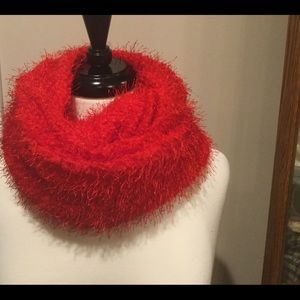 Covington Red Loop Scarf. BUNDLE SCARVES AND SAVE!